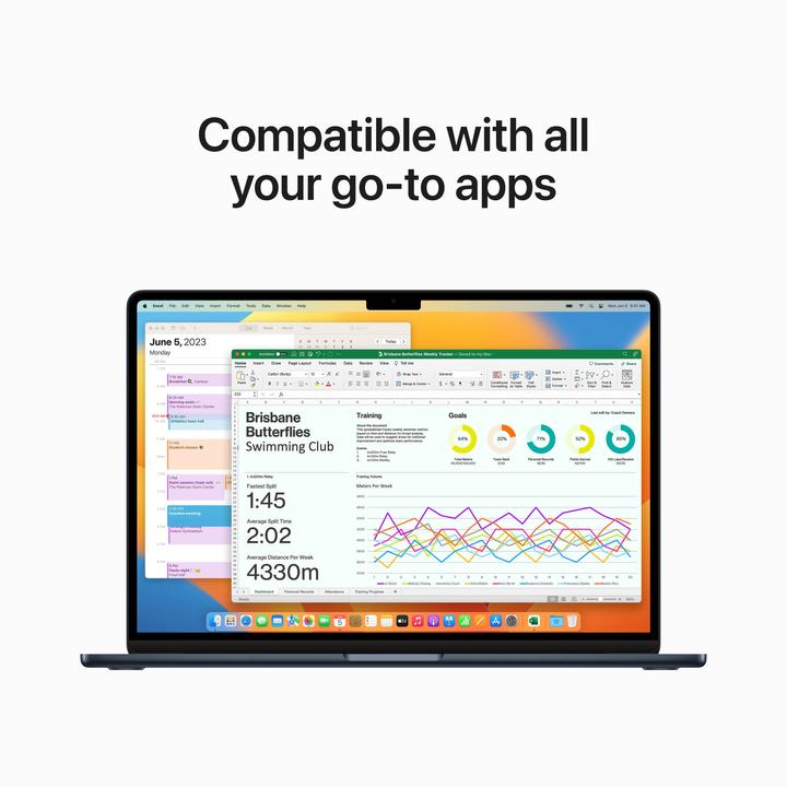 Produktbild Apple MacBook Air – 2023 (15", M2, 16 GB, 256 GB, CH)