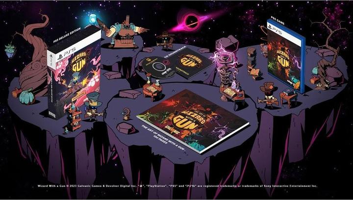 Actual product image Devolver Wizard with a Gun PS-5 DELUXE (PS5, DE)