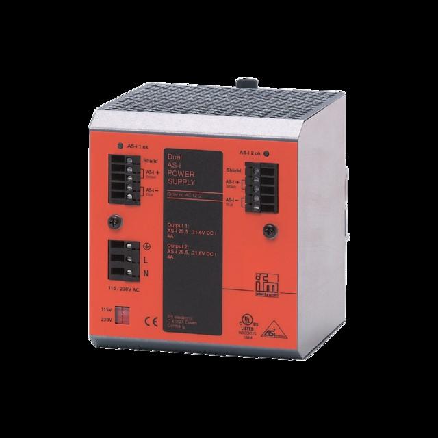 Actual product image IFM AC1212 Power supply unit AS-i dual power supply 115/230VAC f.2x integrated power supply units