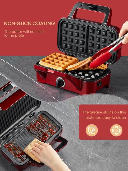 Actual product image Fohere 3 in 1 sandwich maker