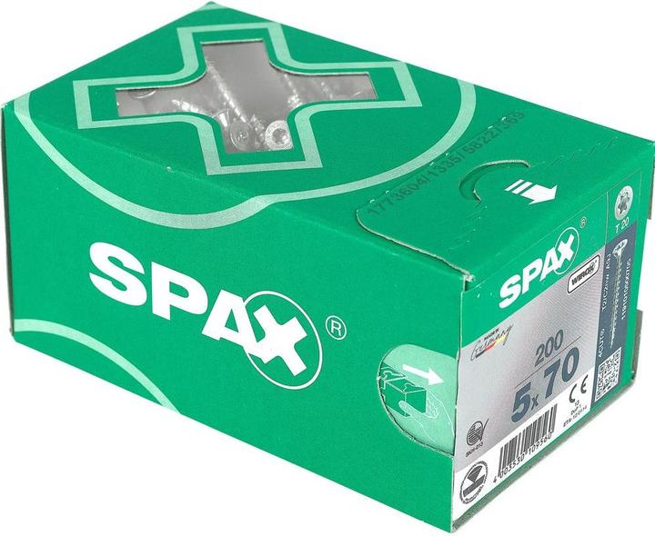 Produktbild Spax Schrauben 5X70 (200 Schrauben pro Stück)