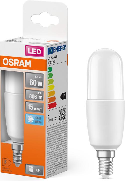 Produktbild Osram Led Star Stick (E14, 60 W, 806 lm, 1 x, F)