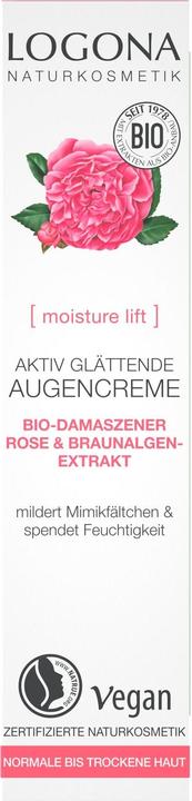 Actual product image Logona Eye cream active smoothing (Crème, 15 ml, Day + Night)