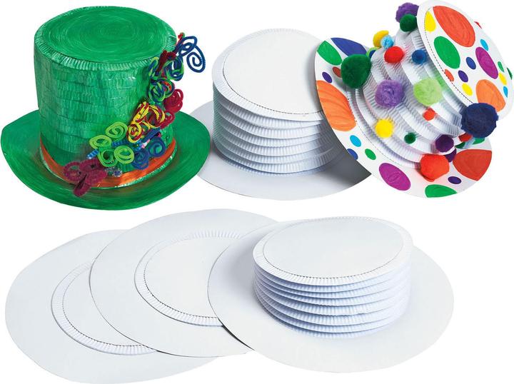 Image du produit Colorations Teintures - Faites et décorez votre propre haut de chapeau en blanc, set de