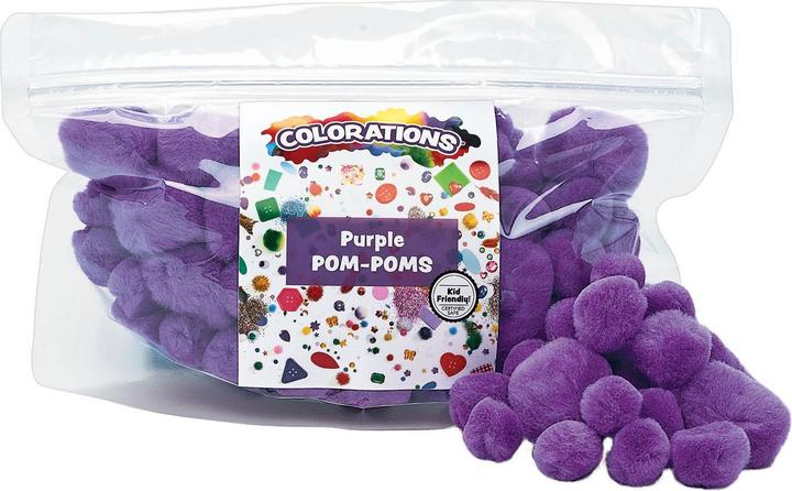 Image du produit Colorations Teintures - Pom Poms Lila, 100 pièces.