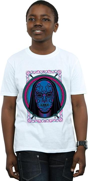 Image du produit - T-shirt NEON DEATH EATER MASK - Garçon (152, 158)