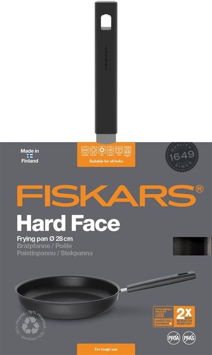 Actual product image Fiskars Hard Face Fryer 1052224, 28 cm (28 cm, Frying pan, Aluminium)