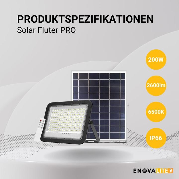 Actual product image Enovalite Solar LED-Fluter (2600 lm, IP65)