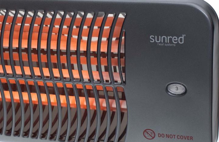 Produktbild Sunred Heater LUG-2000W, Lugo Quartz Wall Infrared, 2000 W, Pilkas (2000 W)