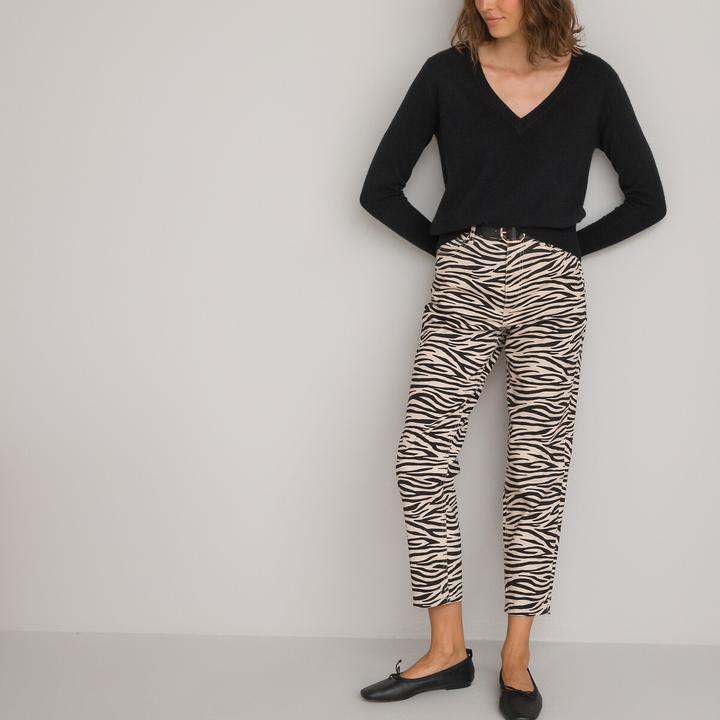 Produktbild La Redoute Collections Lederballerinas mit Schleife (38)
