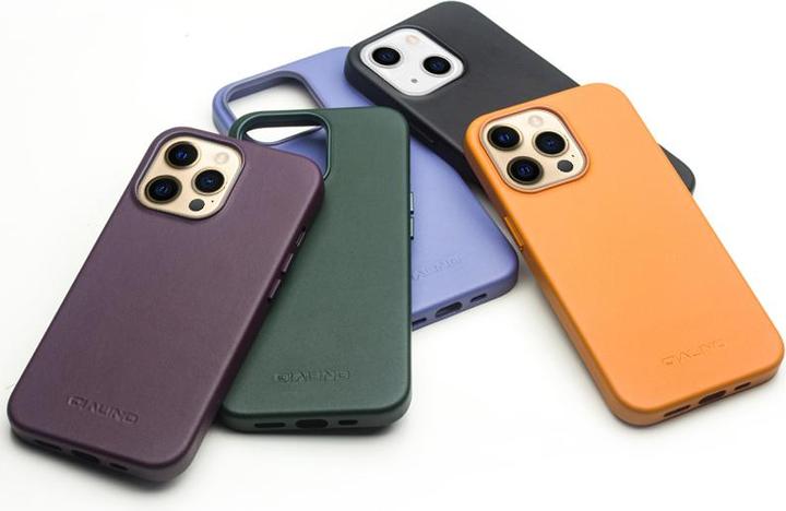 Immagine prodotto QiAlino Coque cuir véritable (compatibile MagSafe) (Apple iPhone 13 Pro Max)