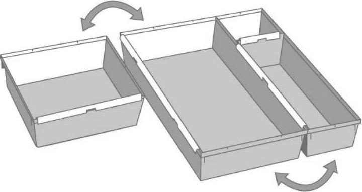 Produktbild keeeper Schubladeneinteilungen (15 x 15 x 5 cm)