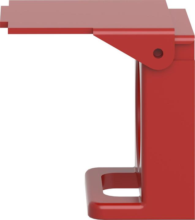 Actual product image Schneider Electric Pushbutton Flap Padlockable Red