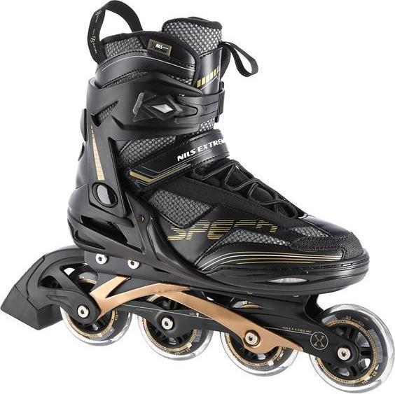 Nils Inlineskates Extreme NA2150 schwarz-goldene Farbe - 42 (42)