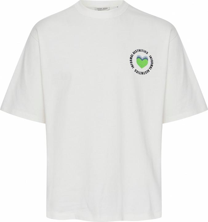 Casual Friday CFTue relaxed fit tee with chest print 20505006