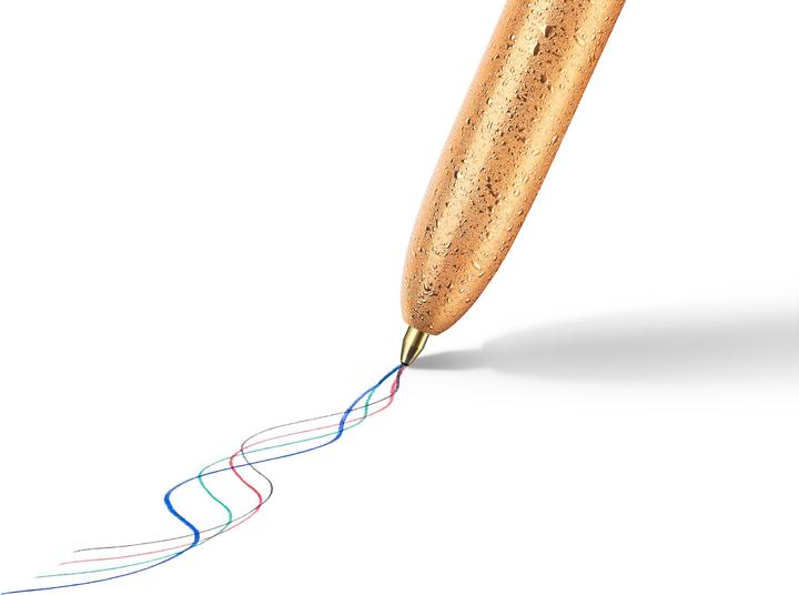 Produktbild Bic Vierfarbenkugelschreiber (Glitzergold, Weiss, 1 x)