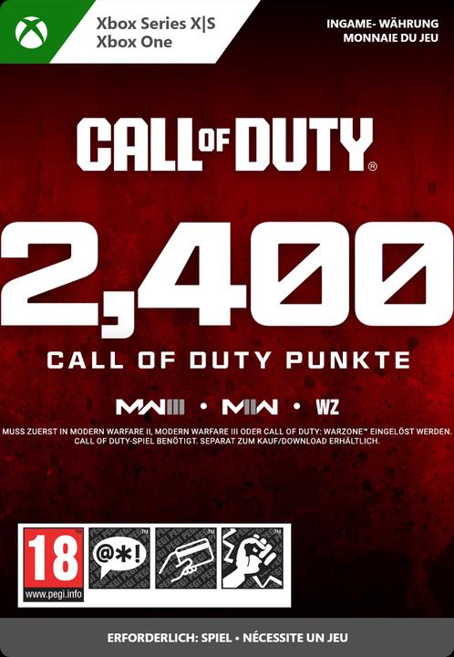 Actual product image Microsoft Xbox Call of Duty Points- 2,400 Download Code