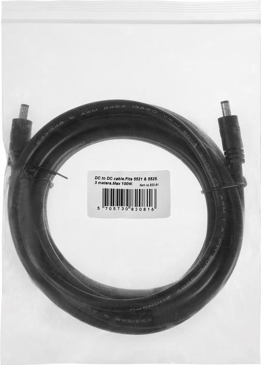Immagine prodotto Sandberg 820-81 Da CC a CC 5521+5525. 3M. 100W (3 m)