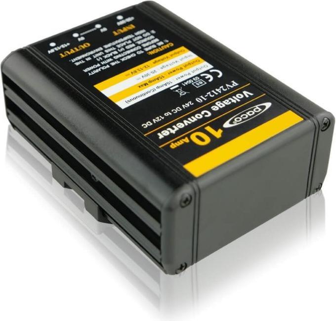 Immagine prodotto Paco PV2412-10 Convertitore di tensione da 24V a 12V 10A
