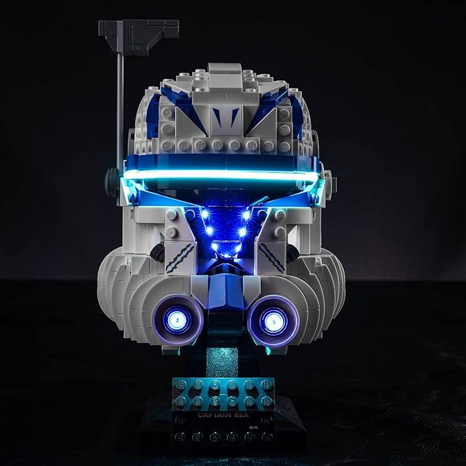 Immagine prodotto BrickBling LED Licht Set für LEGO Captain Rex Helm (75349)