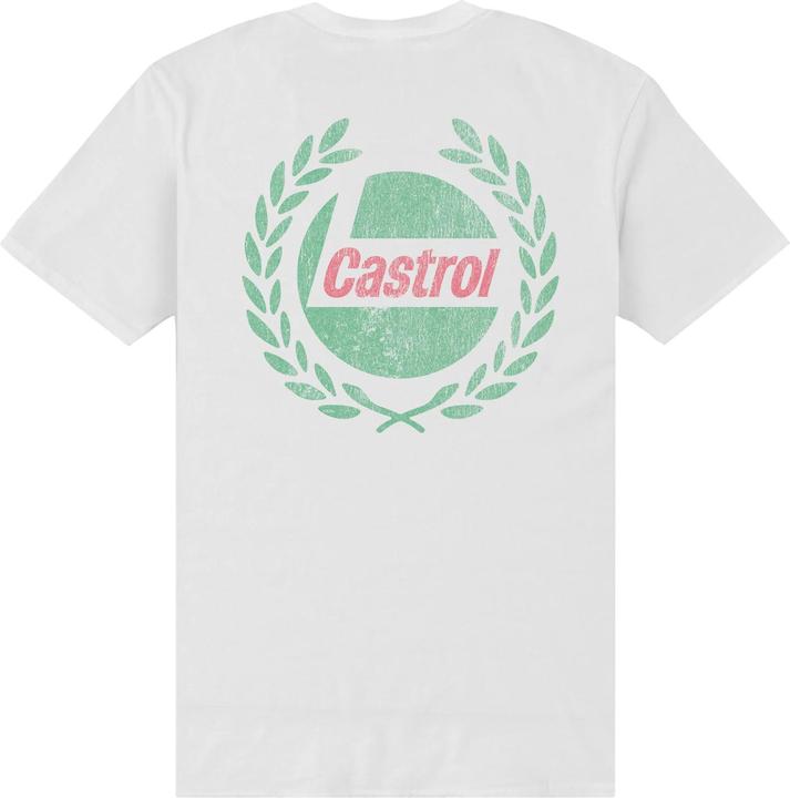 Actual product image Castrol Unisex Adult Wreath T-Shirt (M)