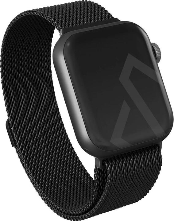 Burga Apple Watch Band Metal Mesh Black 38mm / 40mm / 41mm (Milanaise RVS vlechtwerk)