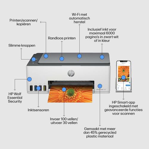 Image du produit HP Smart Tank 5105 (Réservoir d'encre, Couleur)