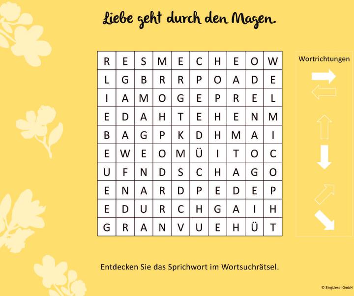 Produktbild Wortsuchrätsel für Senioren mit vertrauten und beliebten Sprichwörtern. Grossdruck (Deutsch, Linus, Paul, 2022)