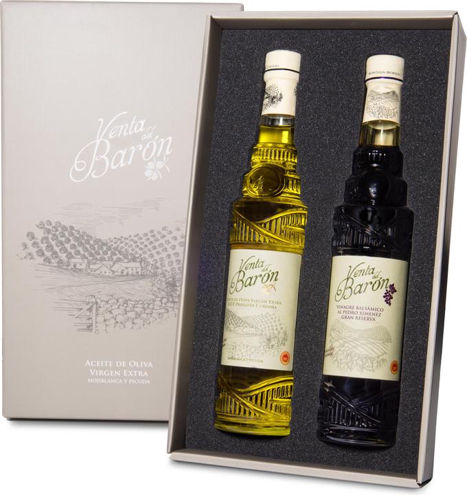 Image du produit Venta del Barón PX Vinaigre 500ML + Huile d'olive extra vierge 500ML (1000 ml)