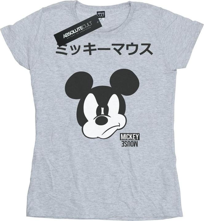 Actual product image Disney Womens/Ladies Mickey Mouse Japanese Cotton T-Shirt (XL)