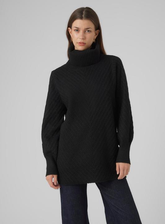 Image du produit Vero Moda VMANJASTINNA LONG COWL PULLOVER GA EXC Pull en maille (S)