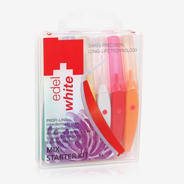Actual product image Edel + White PROFI-LINE interdental brushes (6 x)
