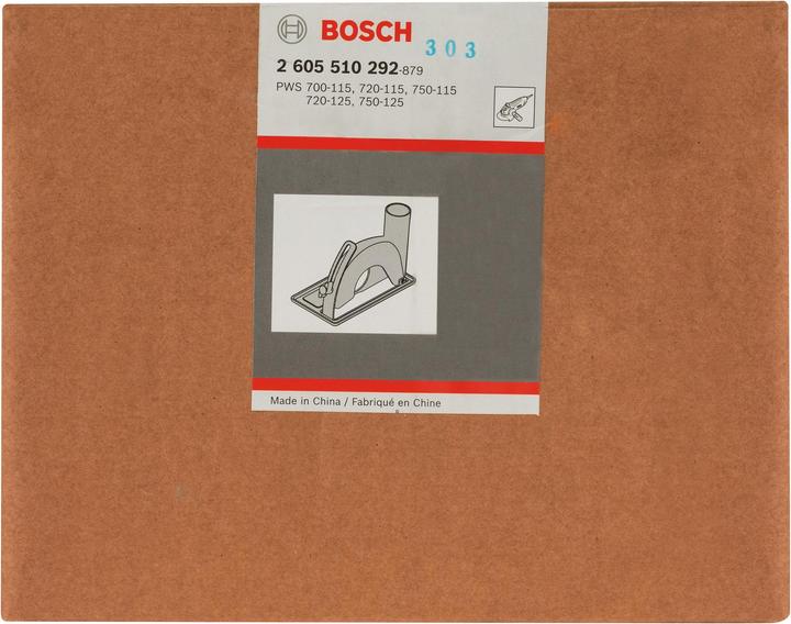 Produktbild Bosch Professional Zubehör Führungsschlitten mit Absaugstutzen zum Trennen, werkzeuglos, 115 / 125 mm, PWS