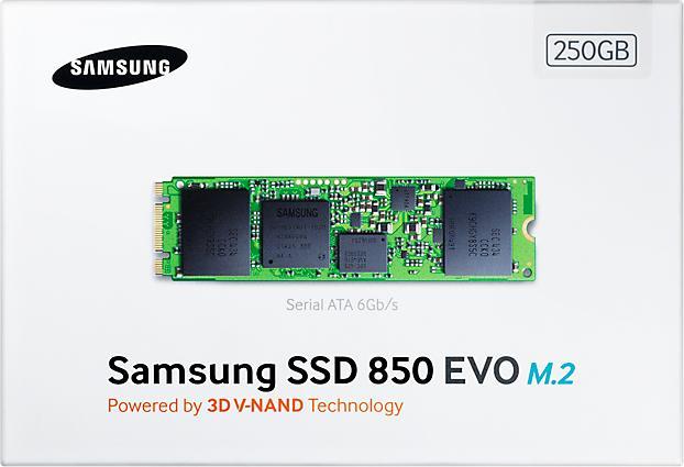 Produktbild Samsung 850 Evo (250 GB, M.2)
