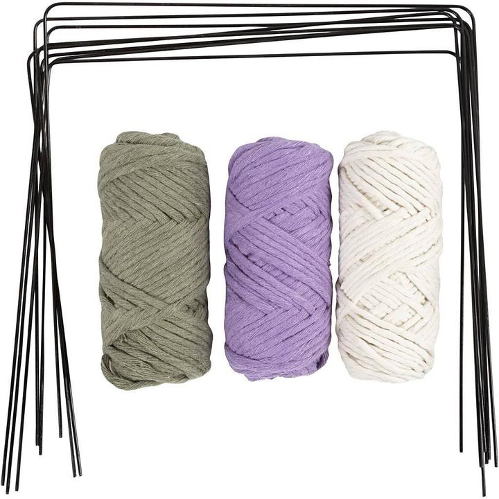 Actual product image Creativ Company Craft Kit Macramé - Glass Decoration (977626)