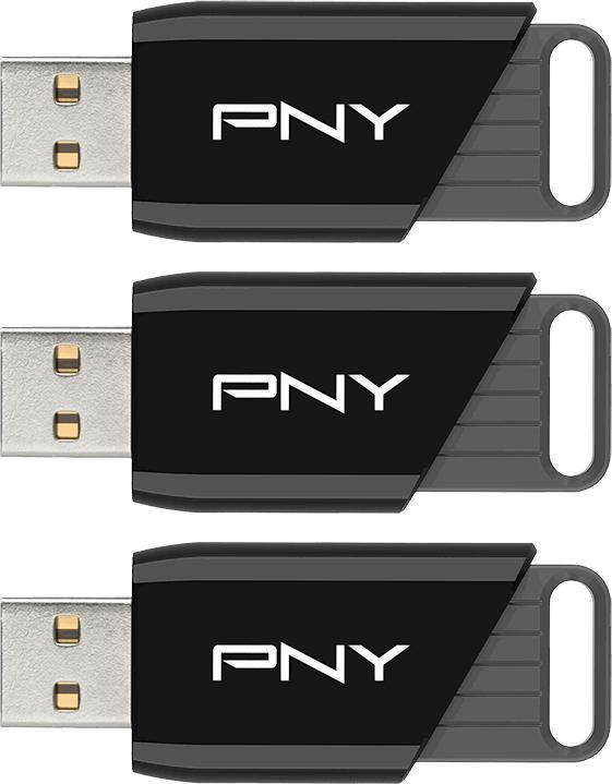 Produktbild PNY ATTACH X USB 3.2 128GB PACK X3 (128 GB, USB-A)