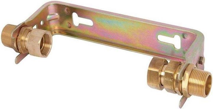 Actual product image Schlosser Locks Water meter connection bracket, horizontal, rigid, 1".