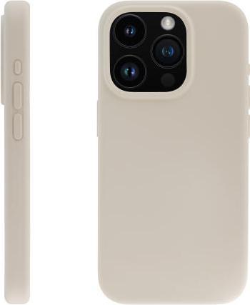 Actual product image Vivanco MAG HYPE Cover for iPhone 15 Pro Max, beige, MagSafe Support (Apple iPhone 15 Pro Max)