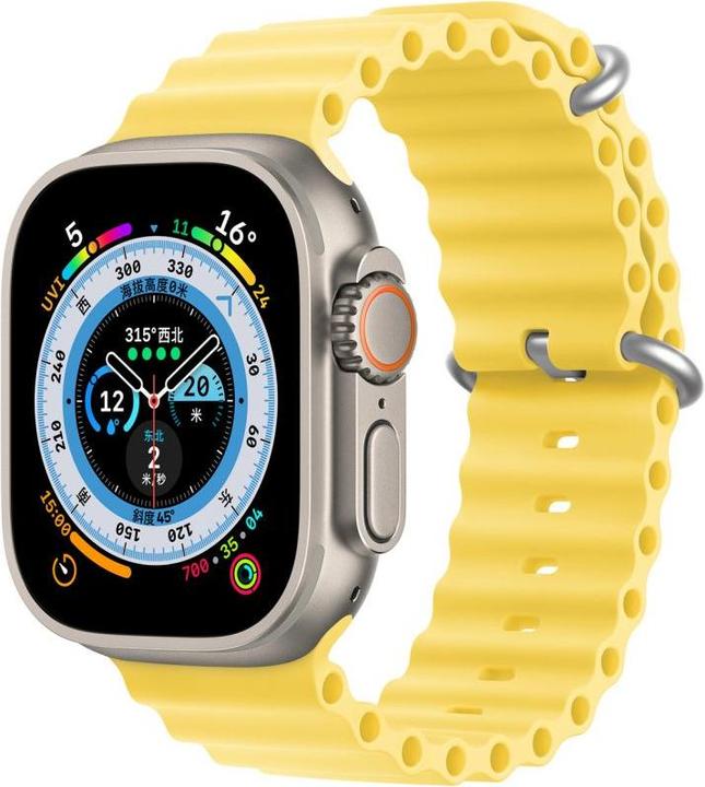 Produktbild Dux Ducis Strap Watch Strap 8 / 7 / 6 / 5 / 4 / 3 / 2 / SE (41 / 40 / 38mm) Silicone Band Bracelet Y (40 mm, 38 mm, 41 mm, Edelstahl, Silikon (liquid))