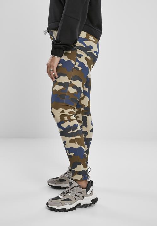 Actual product image Urban Classics Ladies High Waist Camo Tech Leggings (XL)
