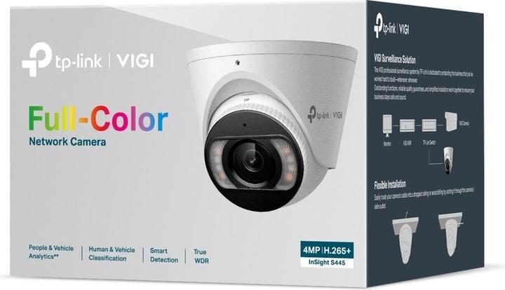 Actual product image TP-Link INSIGHT S445, CCTV security camera, Outdoor, Wired, 80 m, 120 dB, Ceiling (2688 x 1520 pixels)