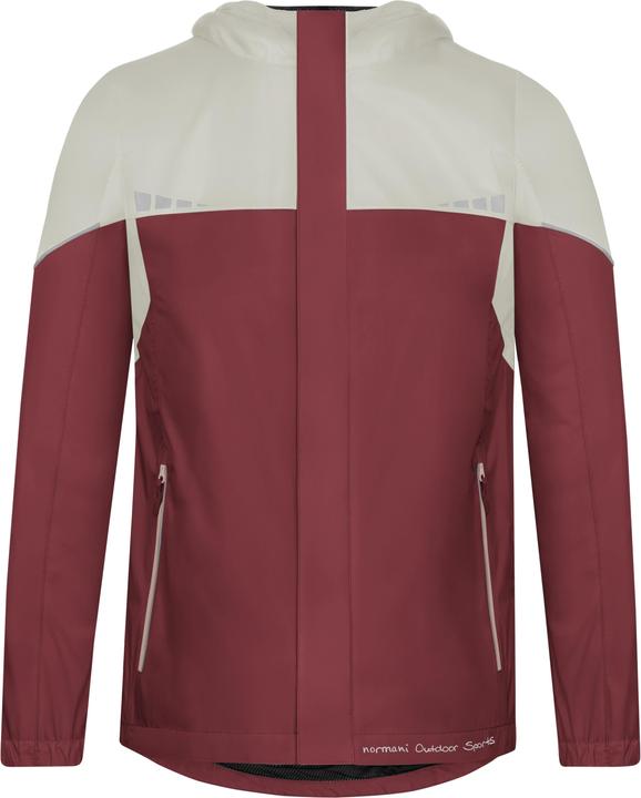 Normani Kinder Regenjacke „Sointula“ Rot/Weiss (98, 102, 104, 100 A)