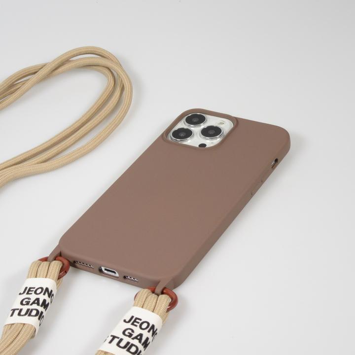 Immagine prodotto PhoneLook Manica Silicone Moda Jeong Gam Studio Ridere spesso con collo Cordone (Apple iPhone 13 Pro)