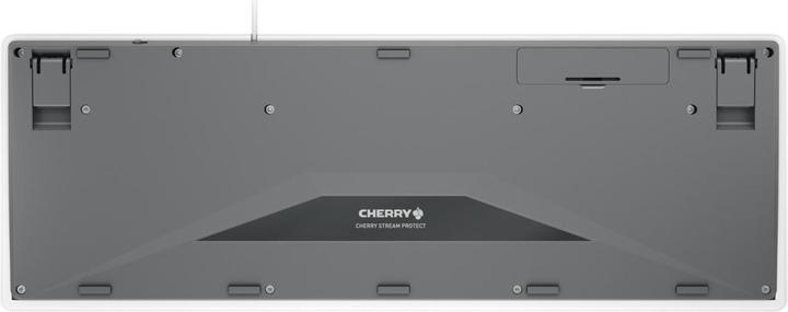 Image du produit CHERRY TAS STREAM PROTECT KEYBOARD Corded DE-Layout blanc (DE, Filaire)