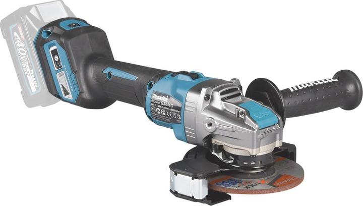 Productafbeelding Makita 40V accu haakse slijper GA041GZ (125 mm)