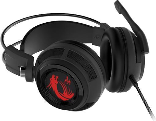 Actual product image MSI H991 Gaming Headset, black (Cable)