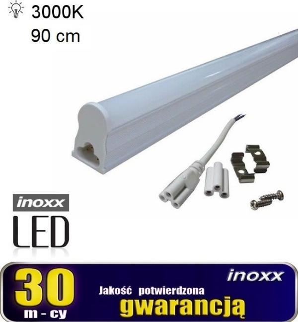 Actual product image Nvox LED linear fluorescent lamp T5 90 cm 14 W warm 3000 K Surface-mounted luminaire integrated Su