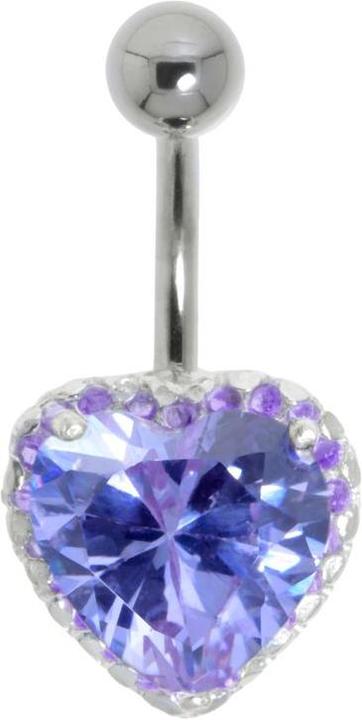 Produktbild Bijouteria Bauchpiercing (Edelstahl, Silber 925, Kristall)