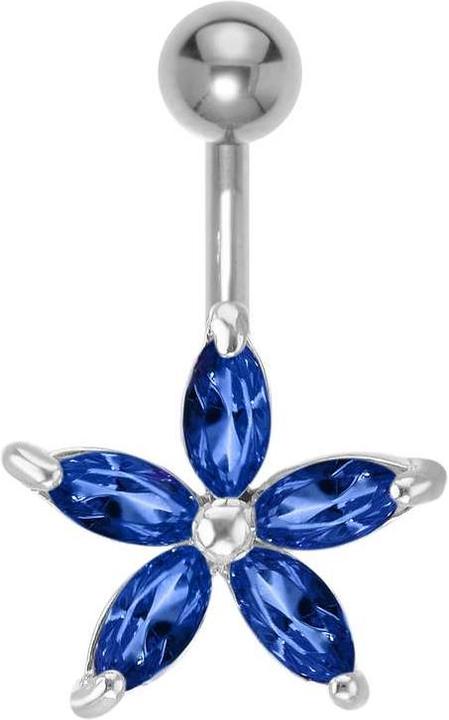 Produktbild Bijouteria Bauchpiercing (Edelstahl, Messing, Kristall)