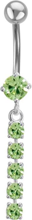 Produktbild Bijouteria Bauchpiercing (Edelstahl, Silber 925, Zirkonia)